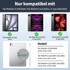 NIKCORP Zaštitna maska za iPad Air 13" (2024 M2) / iPad Pro 12.9" (2021/2022) fleksibilna s držačem za Apple Pencil, roza